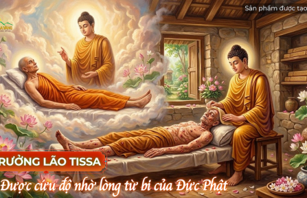 Vị Tỳ-kheo mắc bệnh mụn nhọt lở loét và sự cứu độ nhiệm màu từ Đức Phật