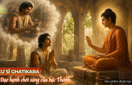 Cư sĩ Ghatikara: Thân phận tại gia, đạo hạnh bậc Thánh