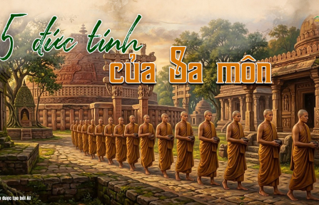 5 đức tính quý báu làm nên phẩm hạnh trang nghiêm của bậc sa môn