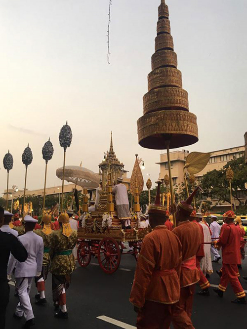Lễ cung nghinh Xá Lợi về an vị và tôn trí tại Sanam Luang Pavilion, Bangkok (Ảnh năm 2024)