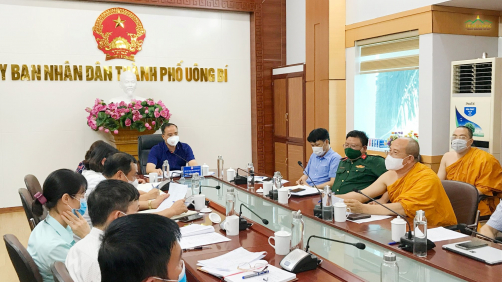 Chùa Ba Vàng chung tay cùng tỉnh, thành phố thực hiện công tác phòng chống, ứng phó với dịch Covid-19