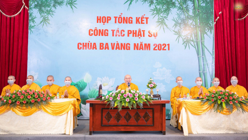 Nhìn lại 1 năm hoằng Pháp độ sinh của chùa Ba Vàng và phương hướng hoạt động trong năm 2022