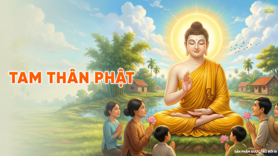 Tam thân Phật là gì? Giải mã pháp thân, báo thân, ứng hóa thân của Ngài