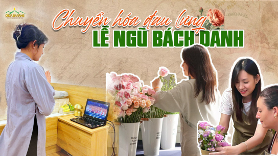 Chấm dứt đau lưng: Chuyện của một thợ cắm hoa sau đàn lễ Ngũ Bách Danh