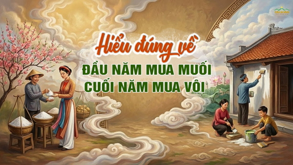 Đầu năm mua muối, cuối năm mua vôi: Ý nghĩa và cách rước lộc năm mới