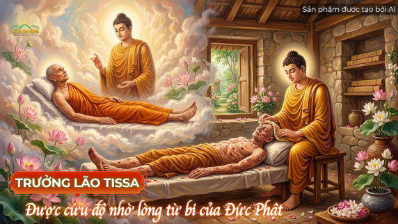 Vị Tỳ-kheo mắc bệnh mụn nhọt lở loét và sự cứu độ nhiệm màu từ Đức Phật