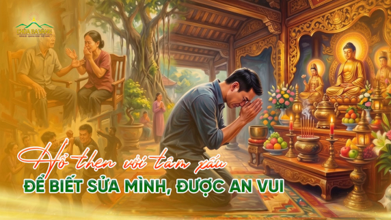 Hổ thẹn là gì? Hổ thẹn với bất thiện tâm để sửa mình, được an vui