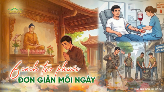 Phước báu: 6 cách đơn giản để tích lũy mỗi ngày