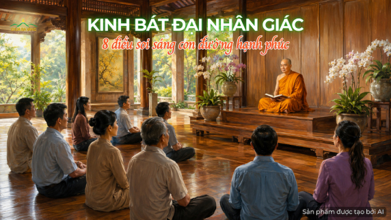 Kinh Bát Đại Nhân Giác: 8 điều giúp thoát khỏi phiền não, sống an lạc mỗi ngày