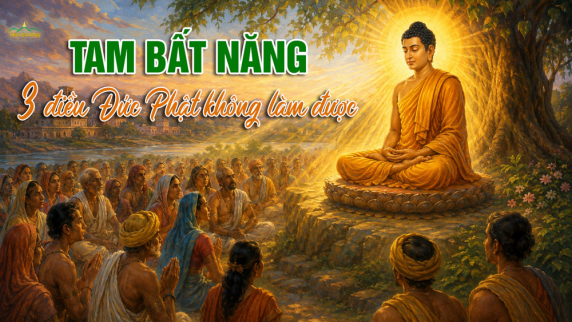 Tam bất năng của Đức Phật: 3 điều mà Đức Thế Tôn không thể làm