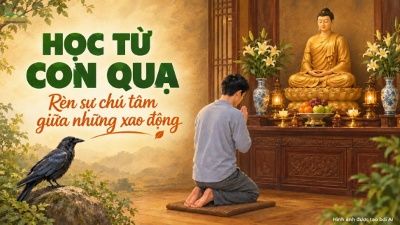 Học từ con quạ: 2 bài học để làm chủ tâm và sống an yên