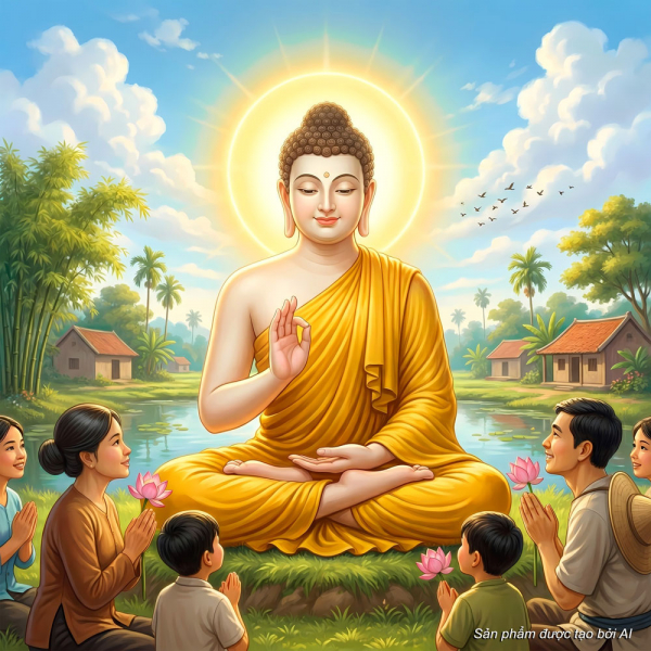Đức Phật giáo hóa, độ cho hết thảy chúng sinh (ảnh minh họa)