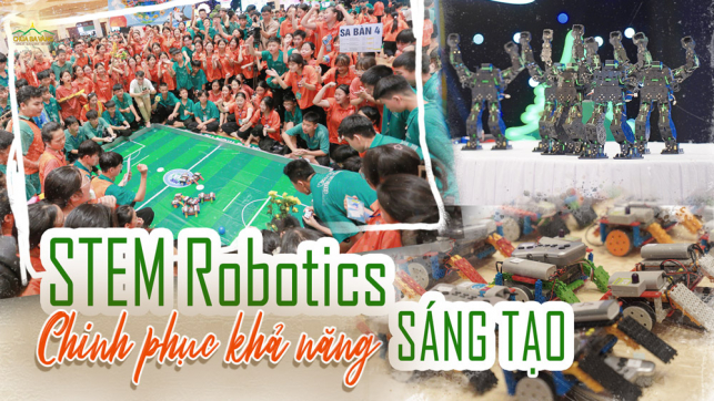 Phát triển tư duy với công nghệ STEM Robotics - Khóa tu mùa hè 2024