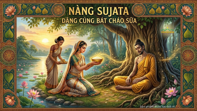 Nàng Sujata và bát cháo sữa: Một trong những nhân duyên thù thắng để Đức Phật thành đạo