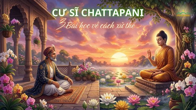 Thánh cư sĩ Chattapani “phớt lờ” quân vương và bài học xử thế