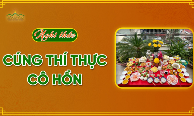 Nghi thức cúng thí thực cô hồn