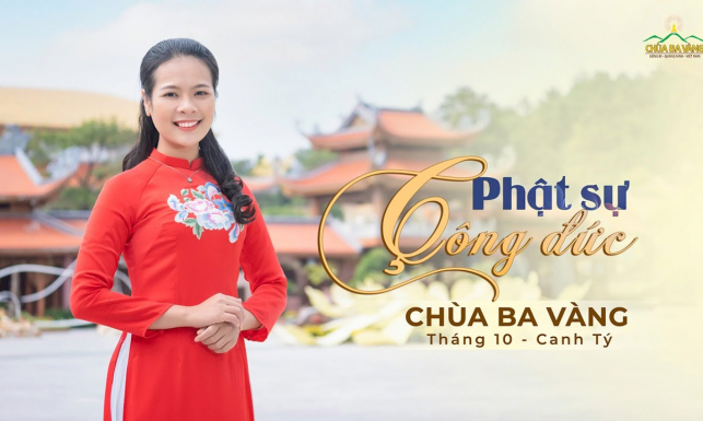 Công đức Phật sự tháng 10 năm Canh Tý chùa Ba Vàng