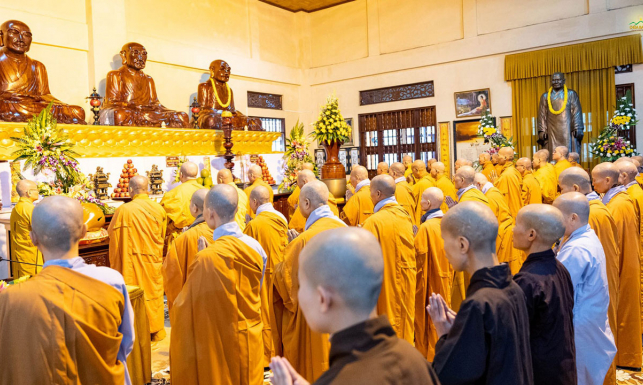 Sư Phụ Thích Trúc Thái Minh cùng chư Tăng chùa Ba Vàng tham dự Lễ Giỗ Sơ Tổ Thiền Phái Trúc Lâm Yên Tử - Phật Hoàng Trần Nhân Tông