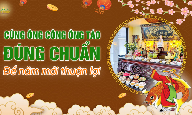 Cách cúng ông Công ông Táo giúp được hộ trì, bình an trong năm mới