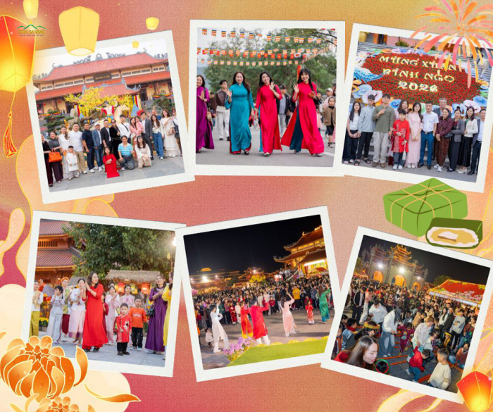 Ngày Tết rộn ràng niềm vui chốn thiền môn