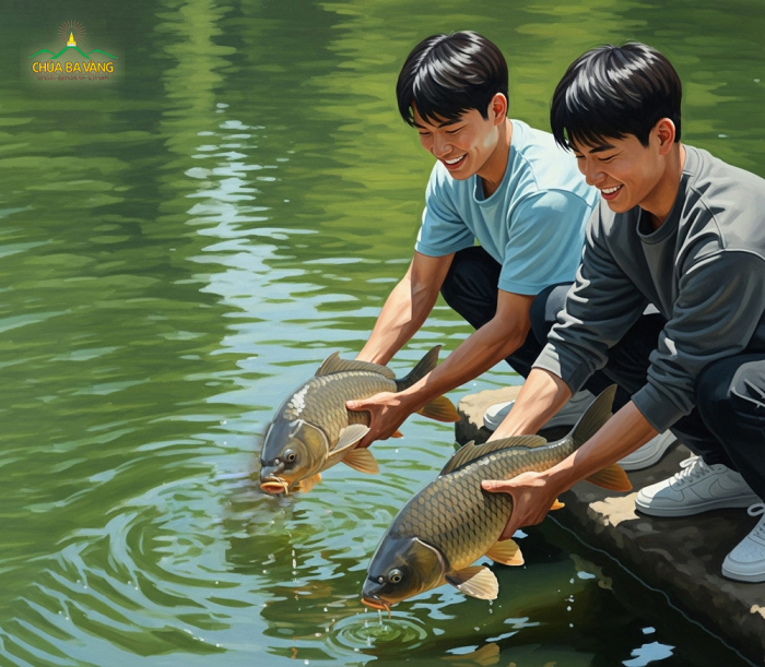 Chúng ta cần dừng tạo nghiệp ác, hành các việc thiện lành như phóng sinh, cứu vật (ảnh minh họa)  