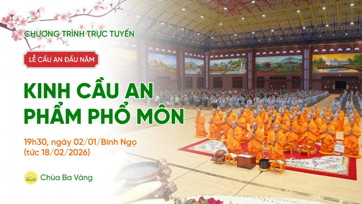 🔴[TRỰC TIẾP] Lễ cầu an đầu năm: Kinh cầu an Phẩm Phổ Môn | Ngày 02/01/Bính Ngọ