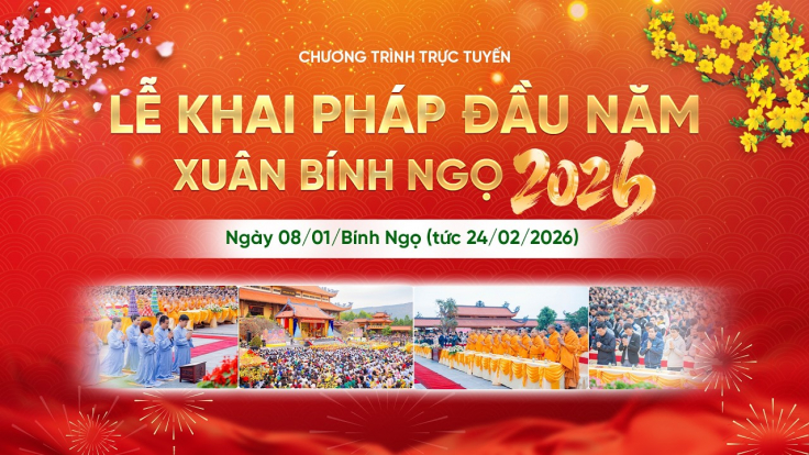 [Video] Lễ Khai Pháp đầu năm - Xuân Bính Ngọ 2026