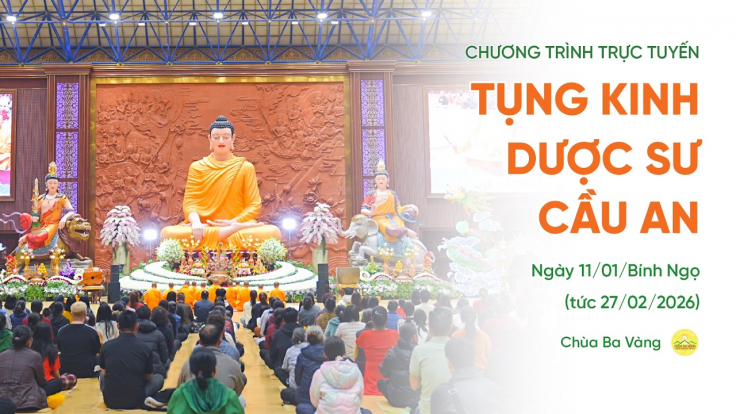 🔴 [TRỰC TIẾP] Ngày 3 - Tụng kinh Dược sư cầu an đầu năm | Ngày 11/01/Bính Ngọ