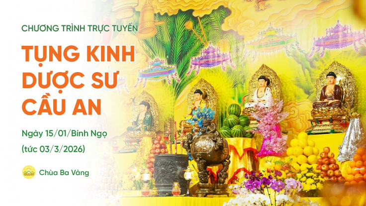 🔴 [TRỰC TIẾP] Ngày 7 - Tụng kinh Dược sư cầu an đầu năm | Ngày 15/01/Bính Ngọ