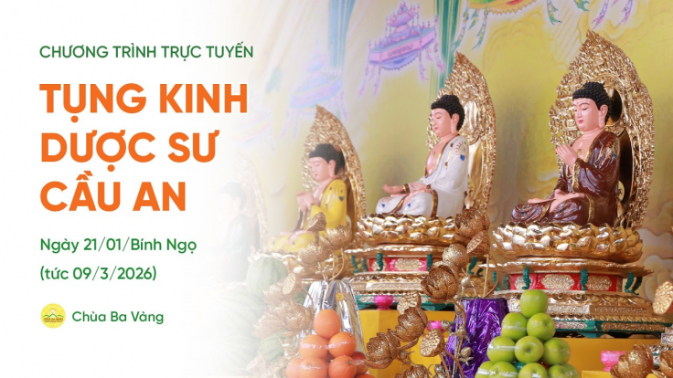 🔴 [TRỰC TIẾP] Ngày 12 - Tụng kinh Dược sư cầu an đầu năm | Ngày 21/01/Bính Ngọ