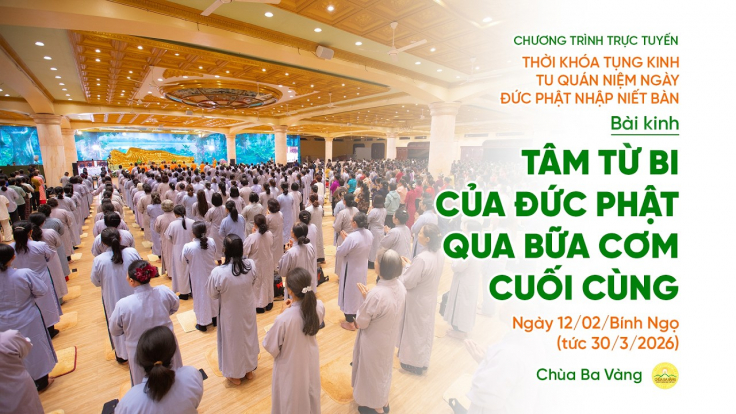 [Video] Ngày 2: Tụng kinh tu quán niệm ngày Đức Phật nhập Niết bàn | Ngày 12/02/Bính Ngọ