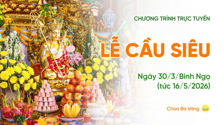 🔴 [TRỰC TIẾP] Lễ cầu siêu | Chùa Ba Vàng, ngày 30/3/Bính Ngọ