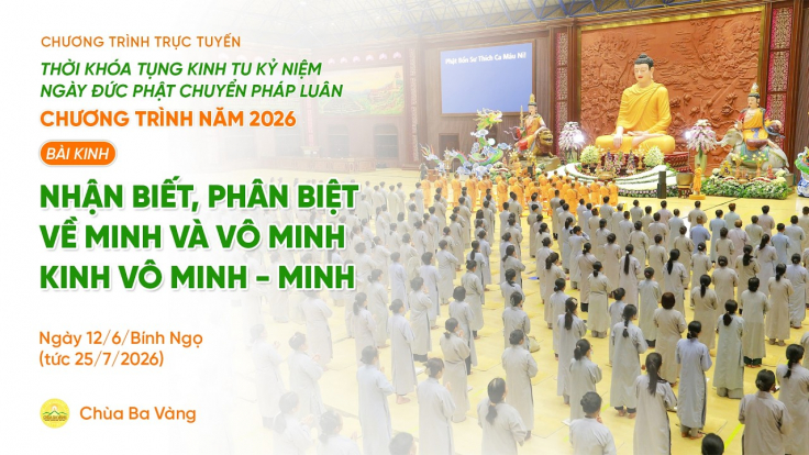 🔴 [TRỰC TIẾP] Ngày 2 - Tụng kinh kỷ niệm Đức Phật chuyển Pháp luân | Ngày 12/6/Bính Ngọ